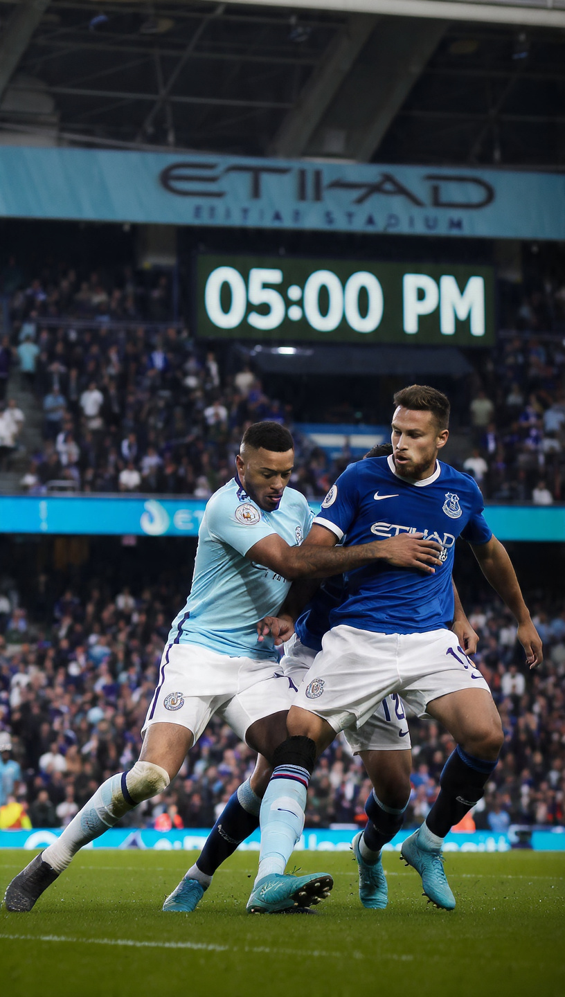 مانشستر سيتي ضد إيفرتون الساعة 05:00 م