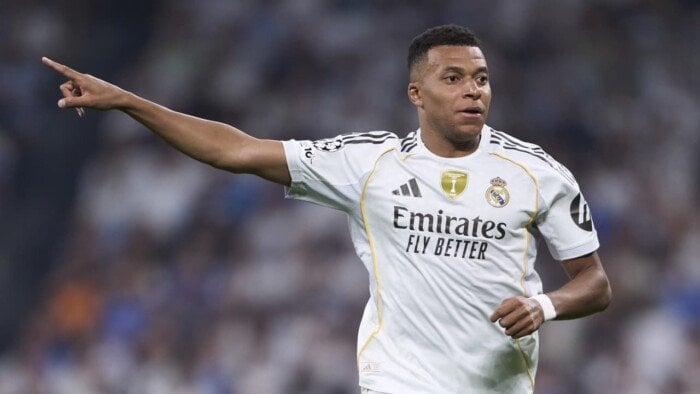 مبابي يسجل هدف ريال مدريد الأول في الكلاسيكو ضد برشلونة - فيديو