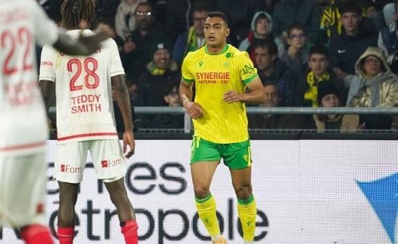 موناكو يكتسح نانت بخماسية وهدف مصطفى محمد لا يكفي للفوز