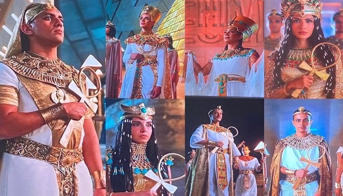 "أحمد الجندي وفريدة عثمان وفريال أشرف يتألقون في حفل افتتاح المتحف المصري الكبير"