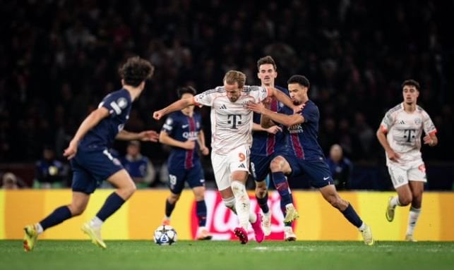 بايرن ميونخ يتغلب على باريس سان جيرمان في عقر داره بدوري أبطال أوروبا