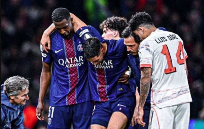 مدة غياب حكيمي بعد إصابته أمام بايرن ميونيخ تؤثر على باريس سان جيرمان وفقاً لليكيب